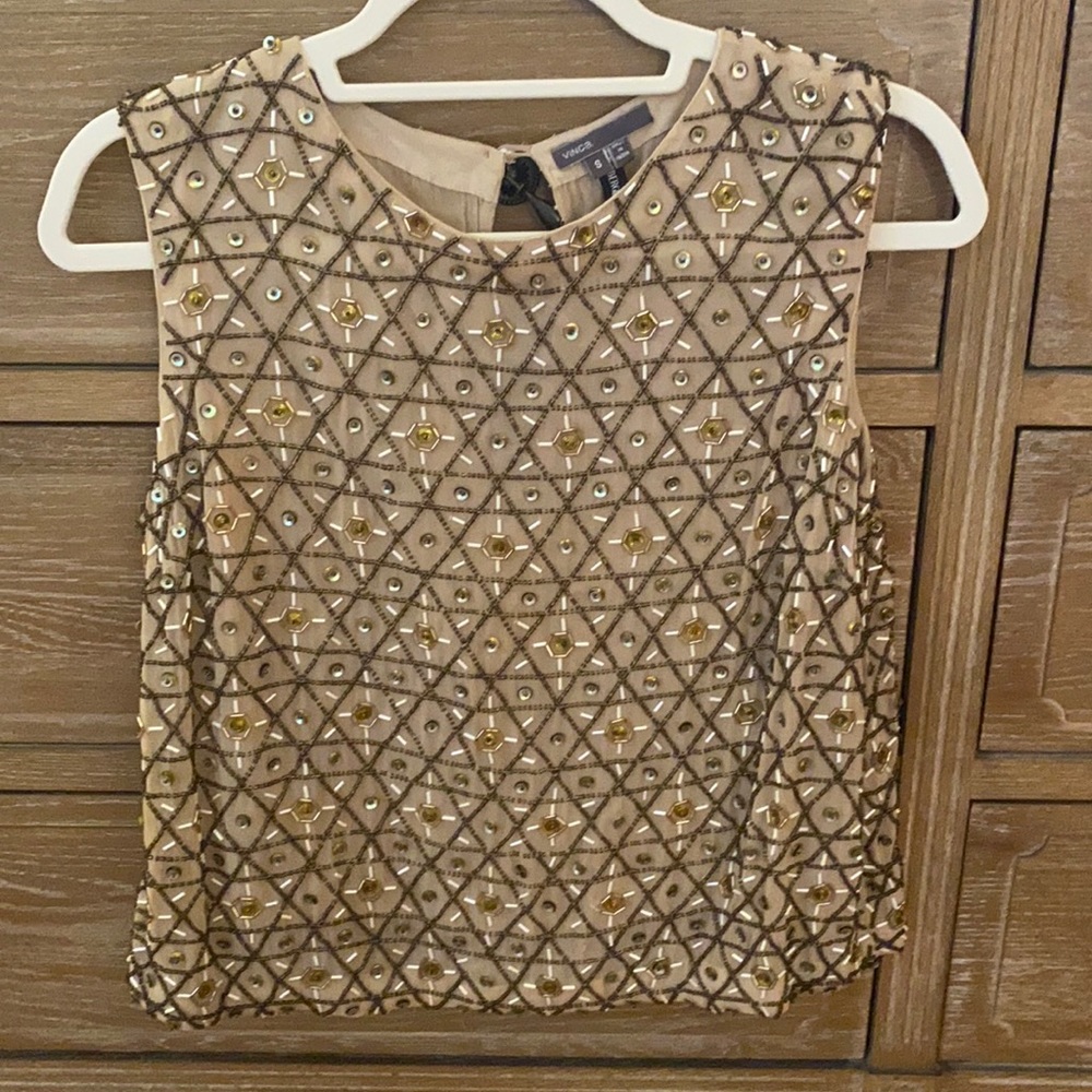 Vince Beaded top